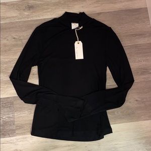 Black turtle neck long sleeve size small